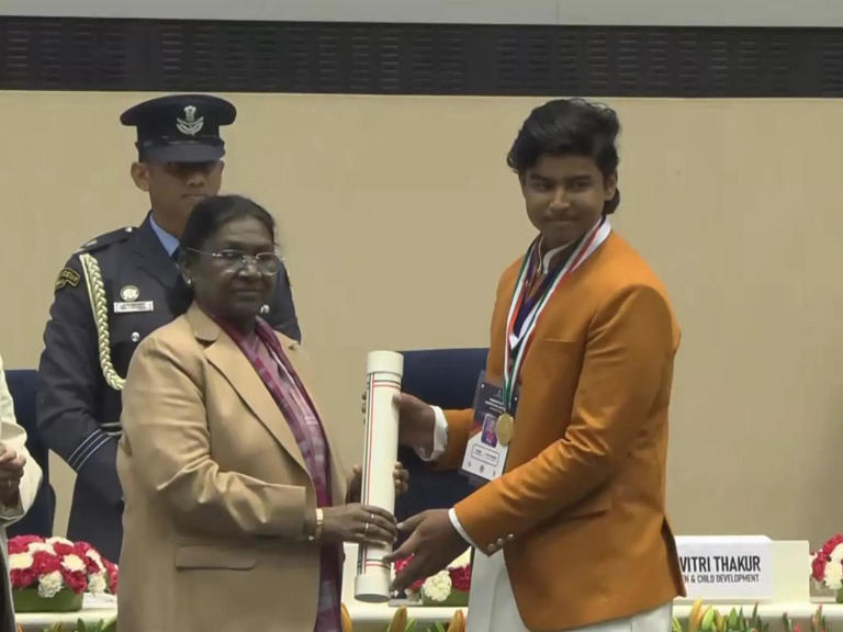 Teen cricket star Vaibhav Suryavanshi honoured with PM Rashtriya Bal Puraskar