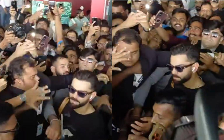 Fan Frenzy in Vadodara as Virat Kohli Arrives Ahead of India–New Zealand ODI Series
