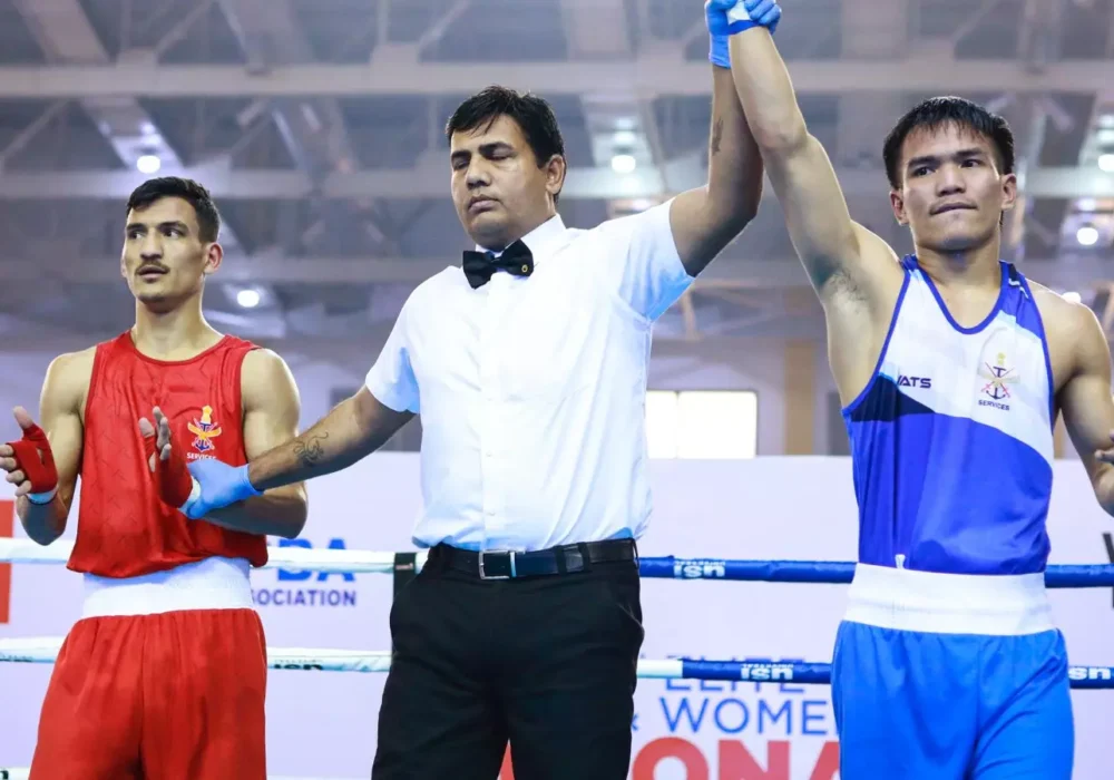 Jadumani Singh dominates Pawan Bartwal to clinch first Senior National gold