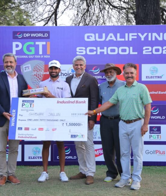 Shubham Jaglan wins DP World PGTI Qualifying School